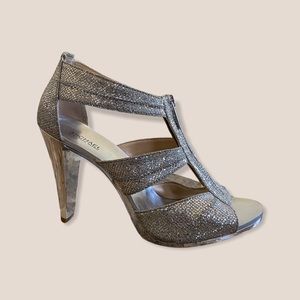 Michael Kors Sparkly T-Strap Sandal